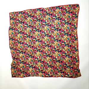 Ann Jarvis Floral Silk Scarf